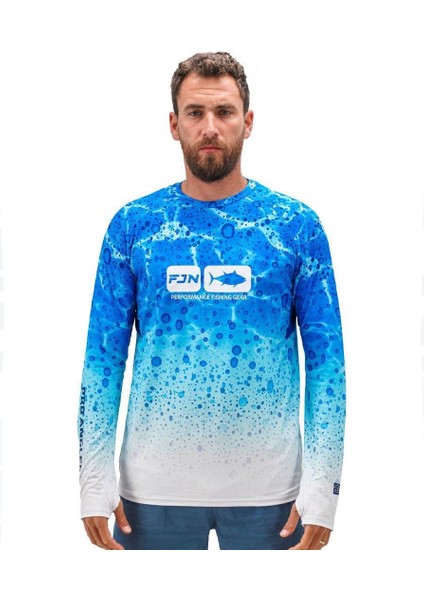 Pro Angler S24 T-Shirt Blue Ocean - L