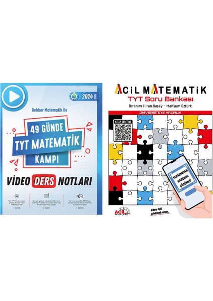 2026 49 Günde TYT Matematik Kampı Video Ders Notları - Acil Yayınları TYT Matematik Soru Bankası