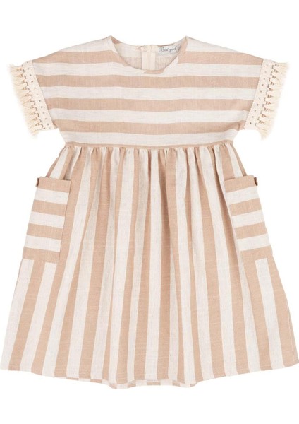 Kız Çocuk Çizgili Elbise