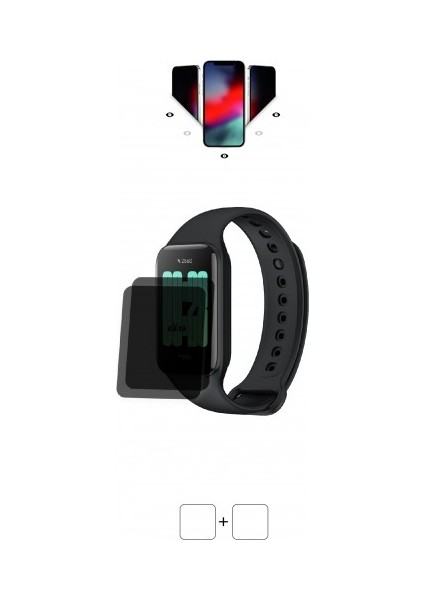 Xiaomi Redmi Smart Band 2 Akıllı Saat Ekran Koruyucu Mat Hayalet Film