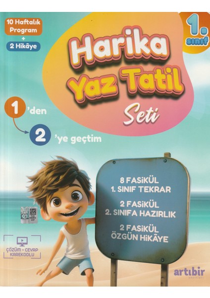 1. Sınıf Harika Yaz Tatili Seti