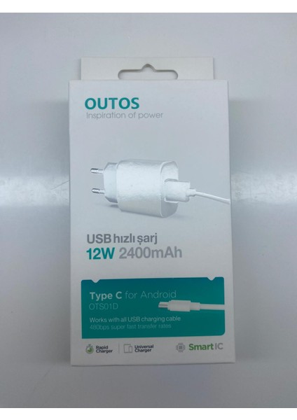 12W Type-C Hızlı Şarj Aleti