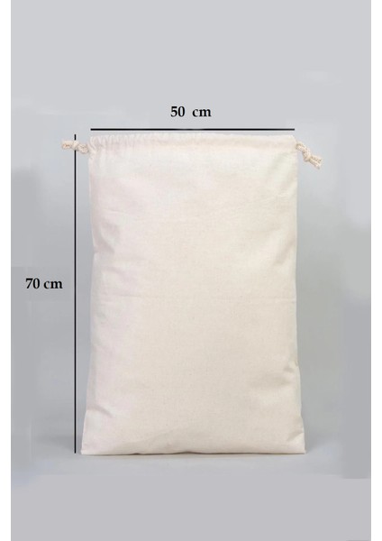 Sade Çok Amaçlı Kanvas Oyuncak/çamaşır Torbası 50X70 cm fiyatları