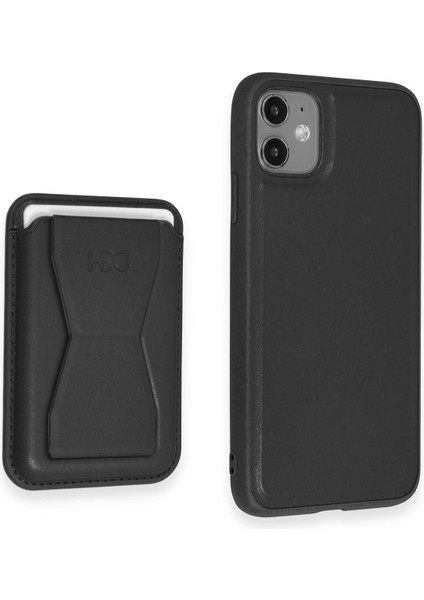 Iphone 11 Kılıf Hd Deri Luxury Magnet Kartvizitli Kapak - Siyah 376008 fiyatları