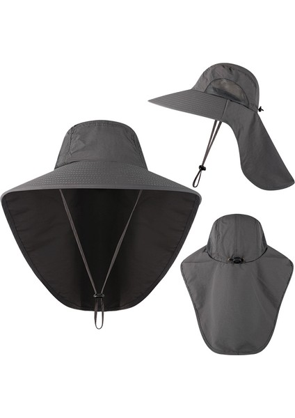 Balıkçı Şapkası Balıkçı Şapkası Erkek Güneşlik Yaz Açık Güneş Şapkası (Yurt Dışından)