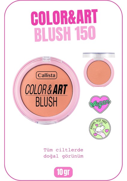 Color Art Blush Toz Allık - 150 Coral Crush