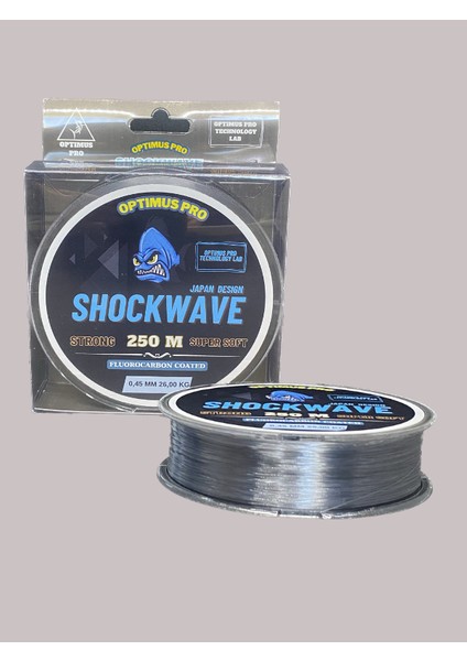 Fluorocarbon Coated Hayalet Misina Shockwave 250 Metre