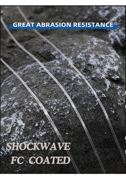 Fluorocarbon Coated Hayalet Misina Shockwave 250 Metre fiyatları