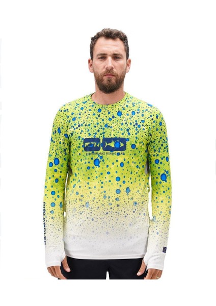 Pro Angler S24 T-Shirt Green Ocean - L