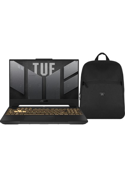 Tuf Gaming F15 FX507ZC4-HN205 I5-12500H 16GB Ram 512GB SSD 4gb RTX3050 15.6 Inç Windows 11 Pro Taşınabilir Bilgisayar 144Hz +Taşınabilir Bilgisayar Çanta