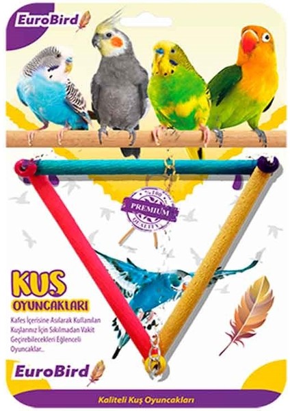 Euro Bird Kuş Oyuncağı Üçgen Salıncak KY09