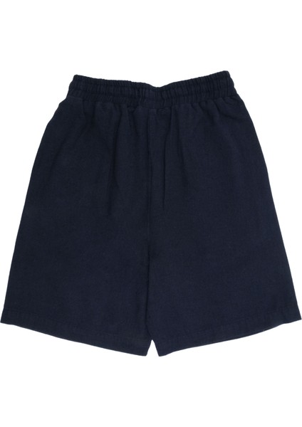 Pamuk-Keten Lacivert Yazlık Erkek Çocuk Şort fırsatları