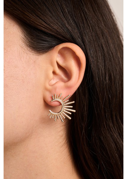 Kadın Altın Güneş Model Bijuteri Küpe fiyatları