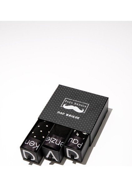 3'lü Erkek Boxer – Babalar Günü – Dad Briefs