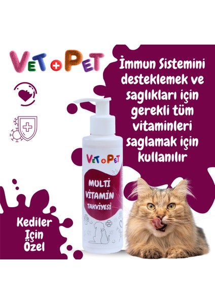 Kedi Için Multi Vitamin Takviyesi