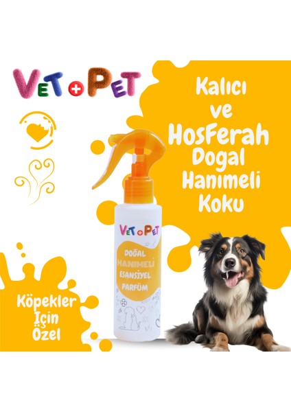 Köpek Için Doğal Hanımeli Esansiyel Parfüm