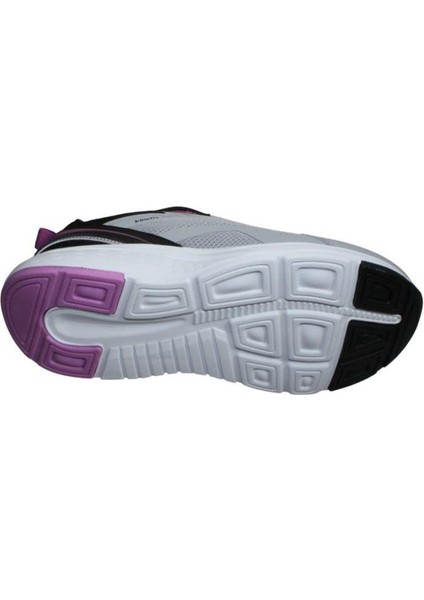 Kadın Beyaz Gri Runnıng Fileli Sneaker Spor Yürüyüş Ayakkabısı