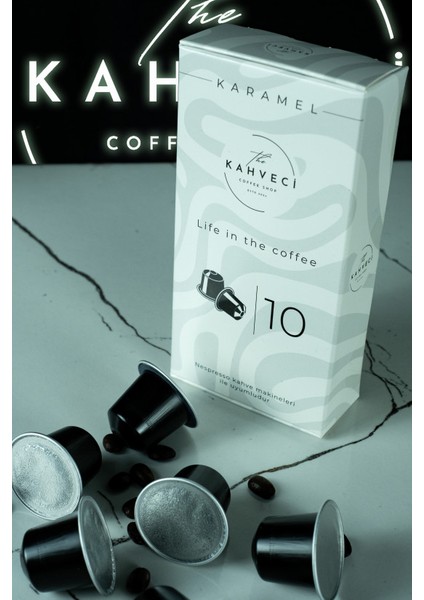 Nespresso Uyumlu Karamel Aromalı Kapsül Kahve 10'lu