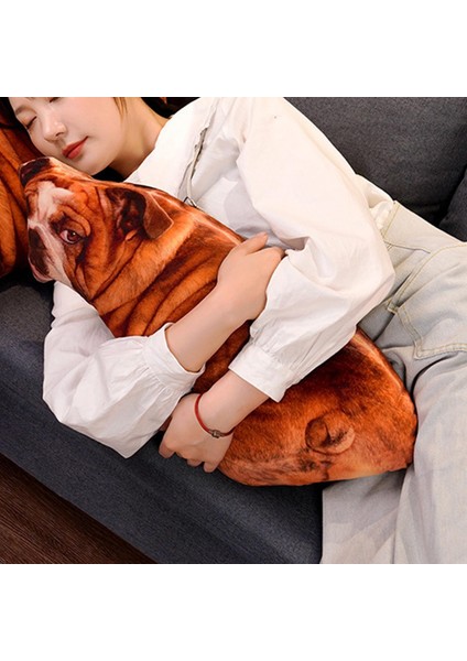 Hayvanlar Köpek Deseni Peluş Yıkanabilir Stil Atma E (Yurt Dışından)