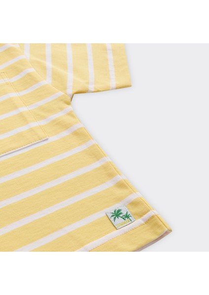 Erkek Bebek Çizgili Tişört indirimleri