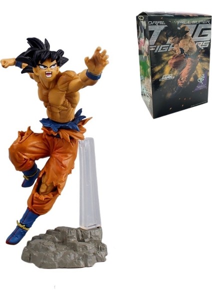 Dragon Ball Sun Wukong No. 4 Siyah Saçlı Goku Savaştan Zarar Görmüş Versiyon Figürü Animasyon Çevresel Model Süsleri (Yurt Dışından)