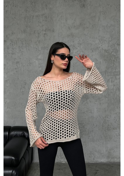 Yumuşak ve Soğuk Dokulu File Kazak modelleri