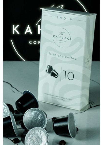 Nespresso Uyumlu Fındık Aromalı Kapsül Kahve 10'lu