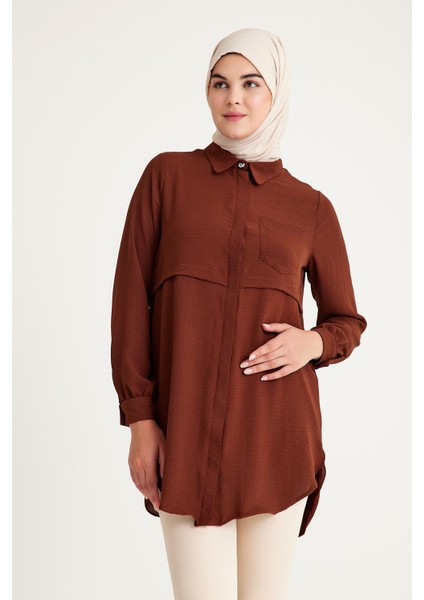 2241_CEPLI Uzun Kol Tunik Gömlek fiyatları