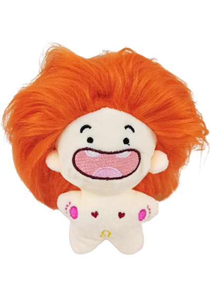 Komik Peluş Bebek Koleksiyonu Yumuşak Idol Bebek Erkek Kız Çocuklar Için Tatil Hediyeleri Turuncu (Yurt Dışından)