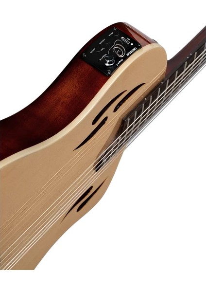 Tourplayer Rtpstd-Nat Natural Elektro Klasik Gitar