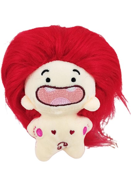 Dekoratif Bebek Karikatür Koleksiyonu Peluş Doldurulmuş Bebek Çocuklar Yetişkinler Için Hediyeler Kırmızı (Yurt Dışından)