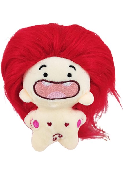 Dekoratif Bebek Karikatür Koleksiyonu Peluş Doldurulmuş Bebek Çocuklar Yetişkinler Için Hediyeler Kırmızı (Yurt Dışından)