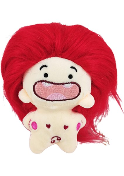 Dekoratif Bebek Karikatür Koleksiyonu Peluş Doldurulmuş Bebek Çocuklar Yetişkinler Için Hediyeler Kırmızı (Yurt Dışından)
