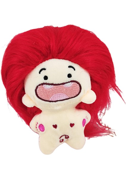 Dekoratif Bebek Karikatür Koleksiyonu Peluş Doldurulmuş Bebek Çocuklar Yetişkinler Için Hediyeler Kırmızı (Yurt Dışından)