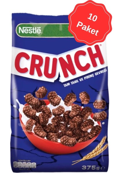 Crunch Pirinç Gevreği 375G x 10 Paket