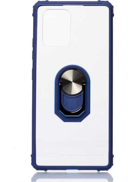 Samsung Galaxy A91 (S10 Lite) Uyumlu Kılıf Mola Kapak, Lacivert