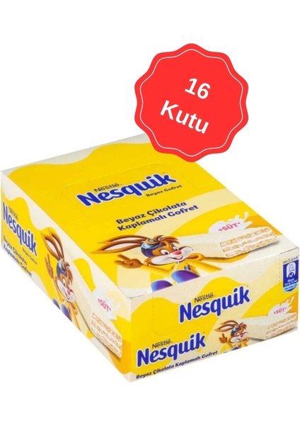 Beyaz Çikolatalı Gofret 26.7g (12 Li x 16 Kutu)