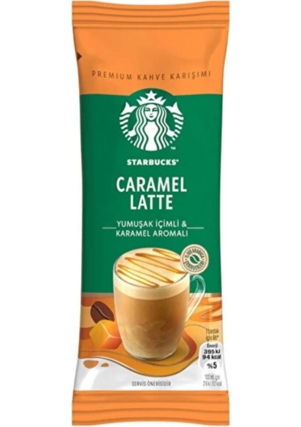 Caramel Latte Hazır Kahve 23g (10 Lu x 20 Kutu)