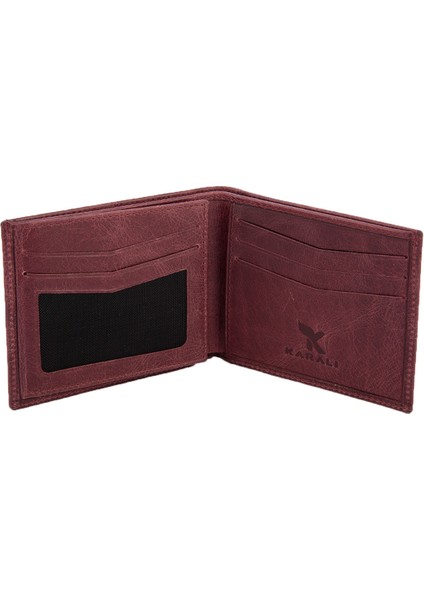 Deri Erkek Cüzdan Bordo C221-06 fiyatları