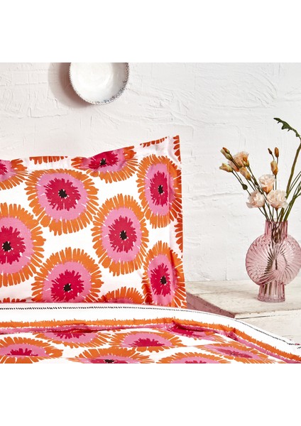 Ocean Pamuk Tek Kişilik Nevresim Takımı Pink fırsatları