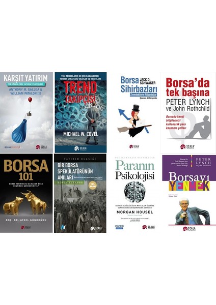 Paranın Psikolojisi - Borsada Tek Başına - Trend Takipçisi - Borsa 101 - Karşıt Yatırım - Borsa Sihirbazları 8'li Set