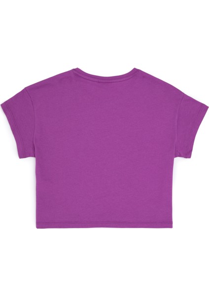 Kız Çocuk Mor Tişört 50283275-VR038 modelleri