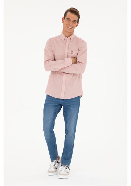 Erkek Somon Gömlek Desenli 50282857-VR047 fırsatları