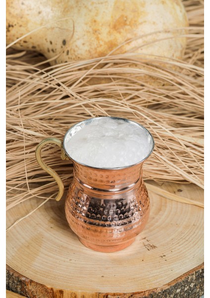 Klasik Bakır Ayran Meşrubat Bardak Masrafa 100ML