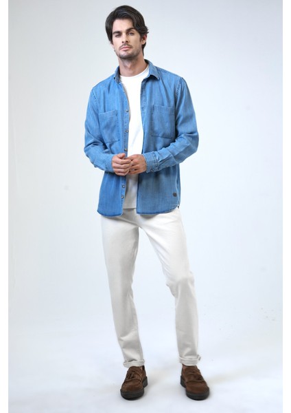 Mavi Regular Fit Denim Gömlek
