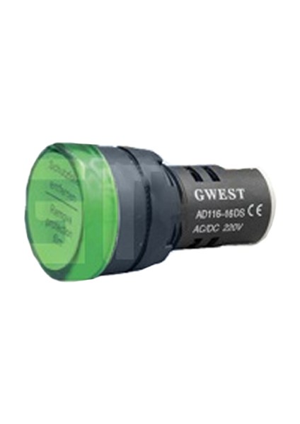 22-24Y Ledli Sinyal Yeşil 24V Ac/dc 022MM