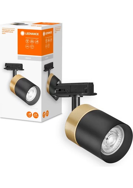 Tracklıght Spot Cylınder Gold Black GU10 fiyatları