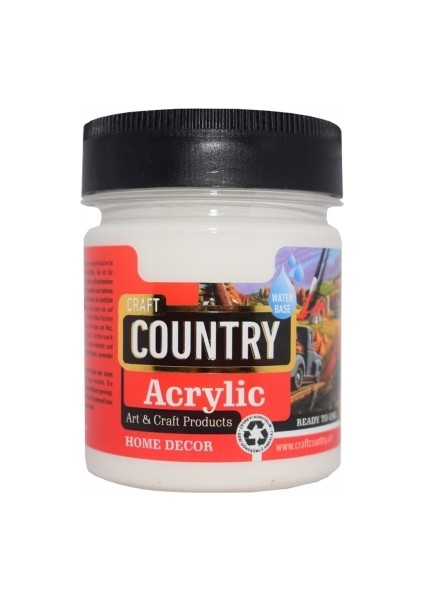 Country Akrilik Hobi Boyası 106 Krem 120CC