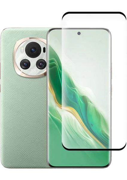 Honor Magic 6 Pro 3D Curved Tam Kaplayan Kavisli Tempered Cam Ekran Koruyucu - AL3282