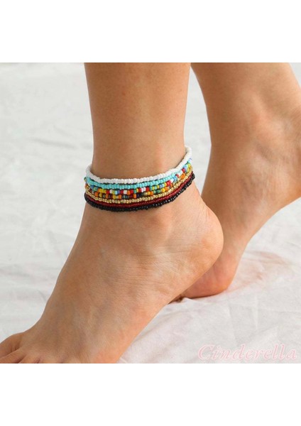 Gypsy Girl Boncuk Halhal Seti - Boho Tarzı Halhal